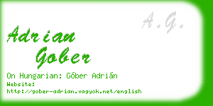 adrian gober business card